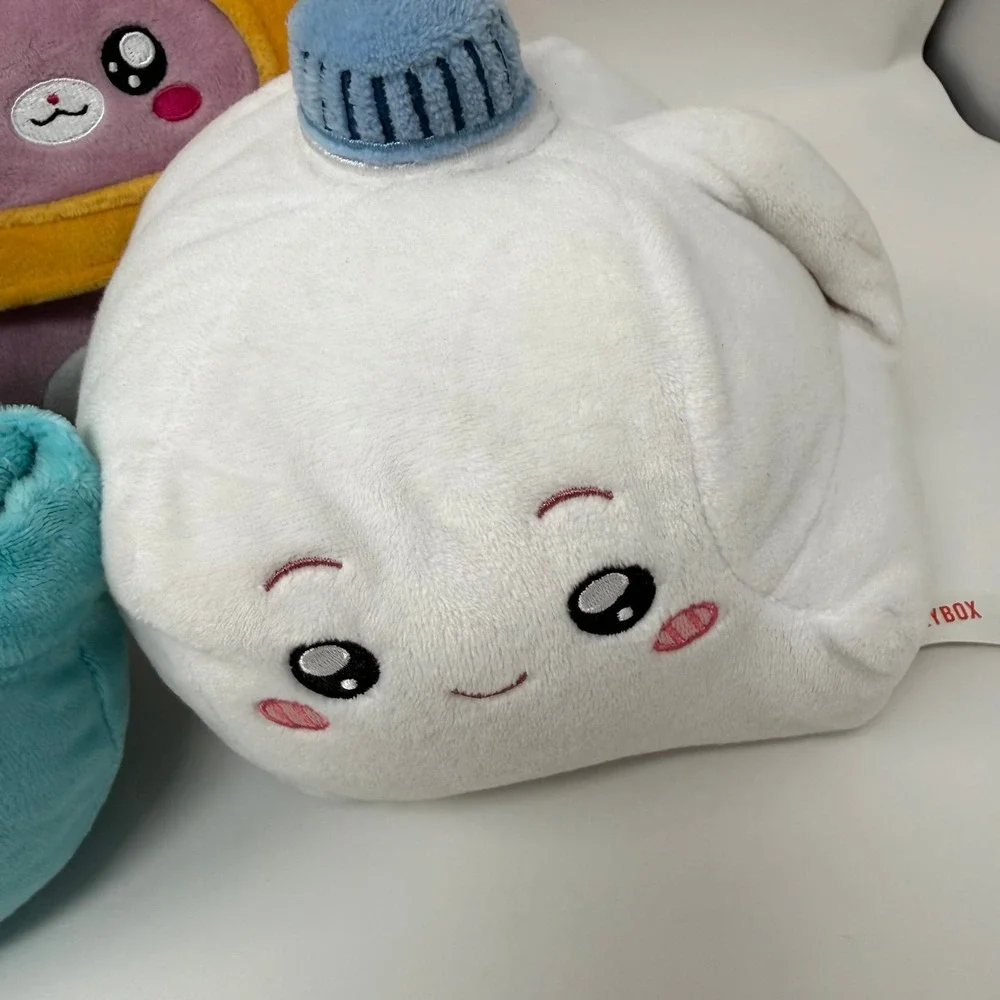 Lanky box plush lot - Milky foxy boxy sharky